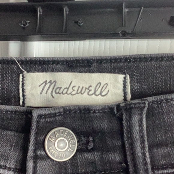 Madewell Black Button-Fly Skinny Jeans 27 - Picture 2 of 9